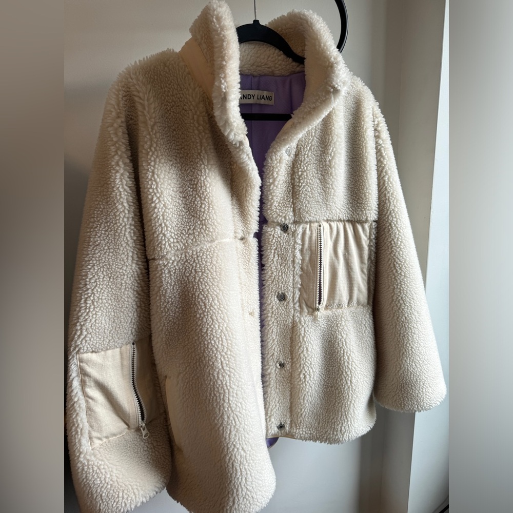 Sandy Liang White Fleece